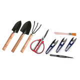 Bonsai Tools Kit Garden Tool Set of 9 Pcs