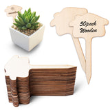 50Pcs Wooden Plant Labels