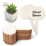 50Pcs Wooden Plant Labels