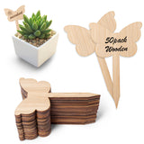 50Pcs Wooden Plant Labels