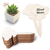 50Pcs Wooden Plant Labels