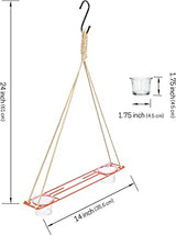 Bird Feeder with Two Detachable Feeding Cups