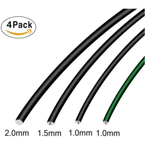 Bonsai Training Wire Set of 4 - Total 128 Feet(32 Feet Each Size) 3 Size - 1.0MM,1.5MM,2.0MM