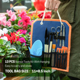 Bonsai Tools Kit with Organizer Bag