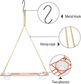 Bird Feeder with Two Detachable Feeding Cups