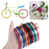 12 Rolls Multi-Colored Aluminum Craft Wire