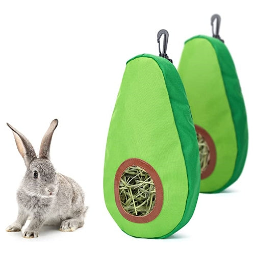 2 Packs Avocado Shape Guinea Pig Feeder Bag