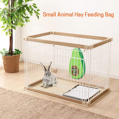 2 Packs Avocado Shape Guinea Pig Feeder Bag