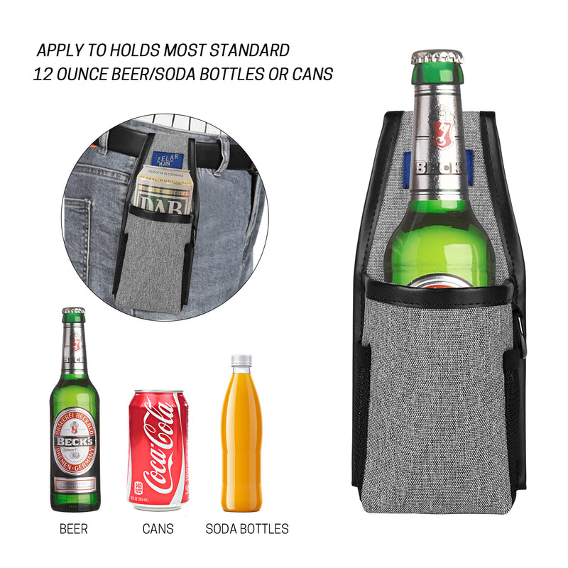 Beer Holster - Heavy Duty Beverage Holster Drink Hip Holster