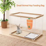 2 Pieces Carrot Shape Hay Feeder Bag