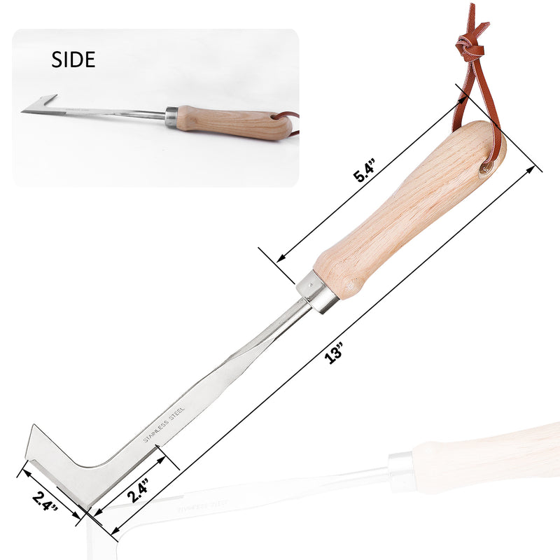 Crack Weeder Stainless Steel Crevice Weeding Tool L-Shape