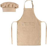 5 Kids Apron and Chef Hat Set